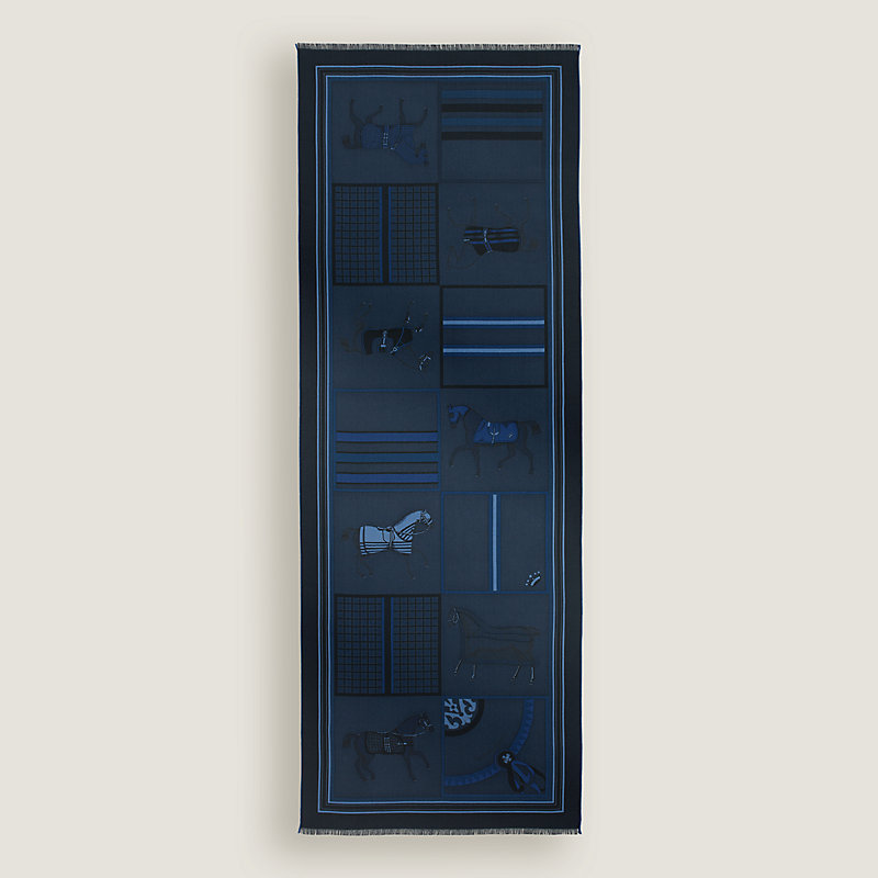 “新披风”长方形丝巾