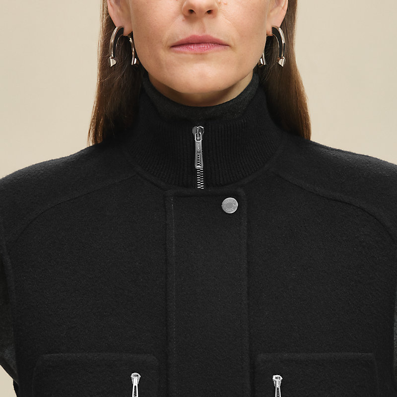 无袖短款飞行员夹克