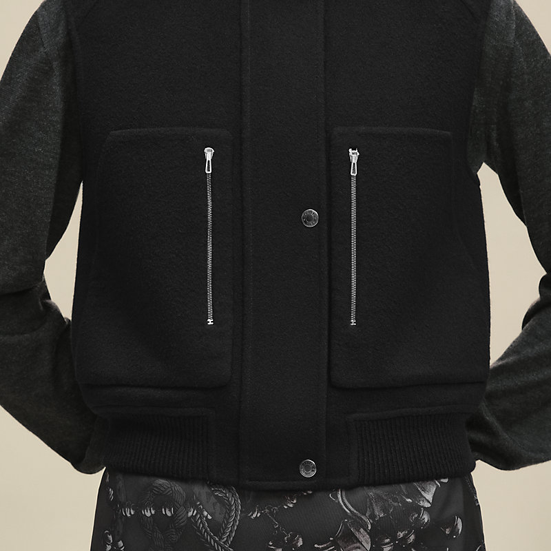 无袖短款飞行员夹克