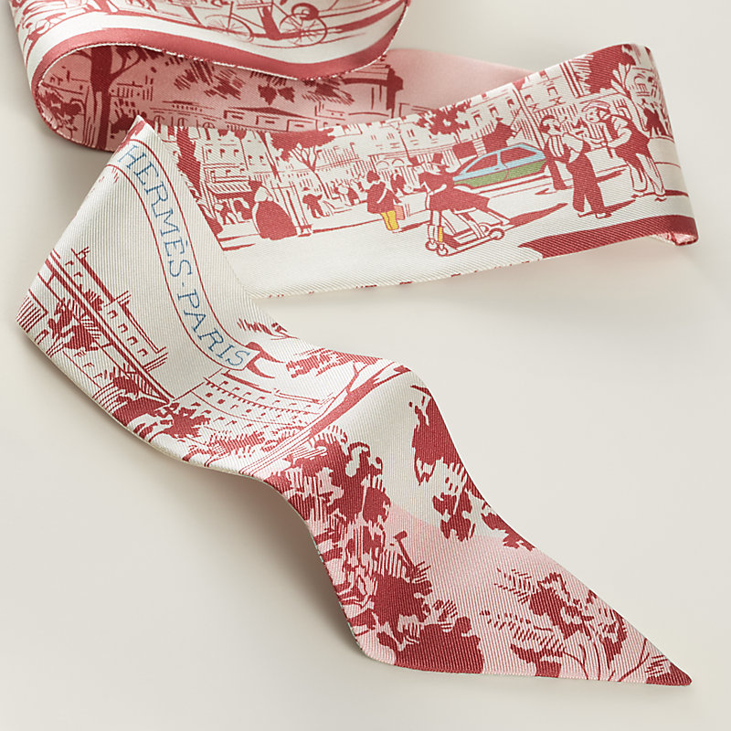 “林荫大道”Twilly小丝巾