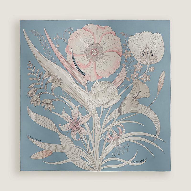 “永生花束”90方巾
