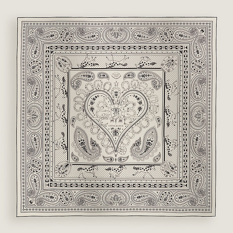 “爱心骏马BANDANA”140披肩