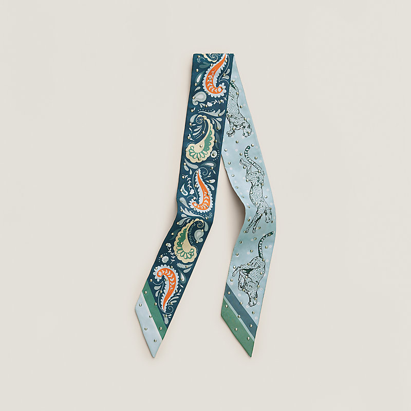 “猎豹BANDANA”Twilly小丝巾