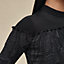 “粉杏丝绸阳光”抽褶衬衫, 视图: 图片：产品佩戴, worn, 当前为第4张（共5张）