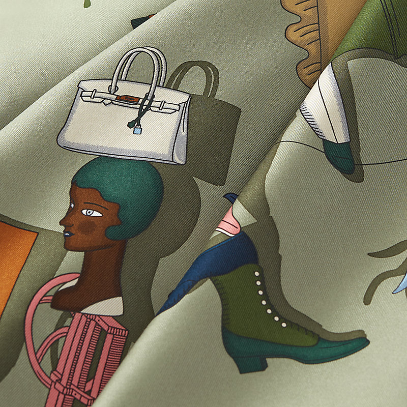 “精巧错觉”70方巾