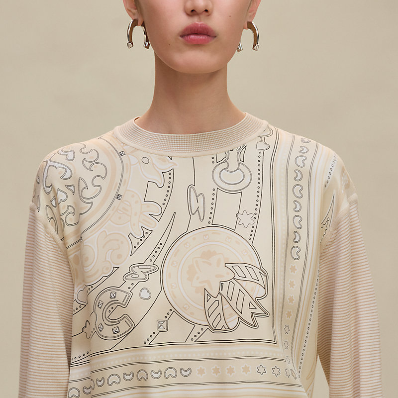 “糖果藏书章”长袖twillaine套头衫