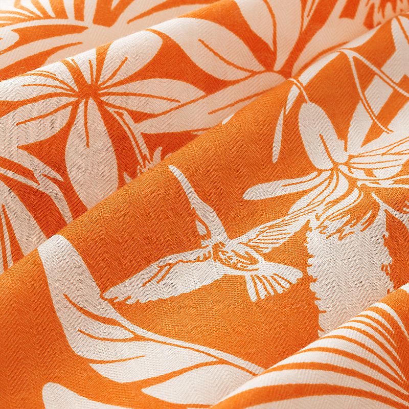 “红鹳派对图腾版”140披肩