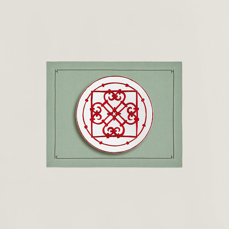 “线条留白”餐垫