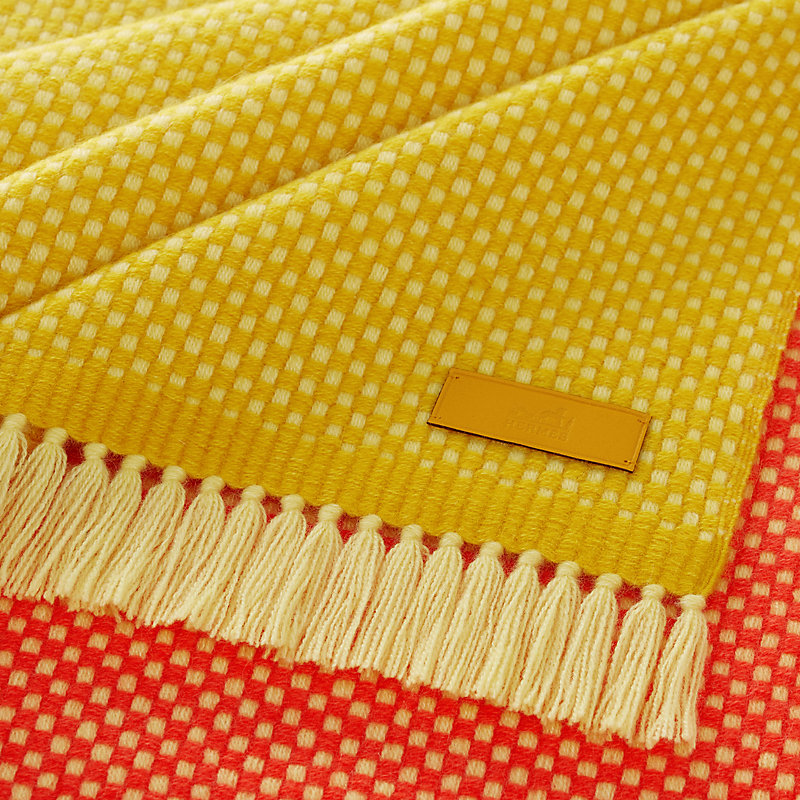 “编织版日出”围巾