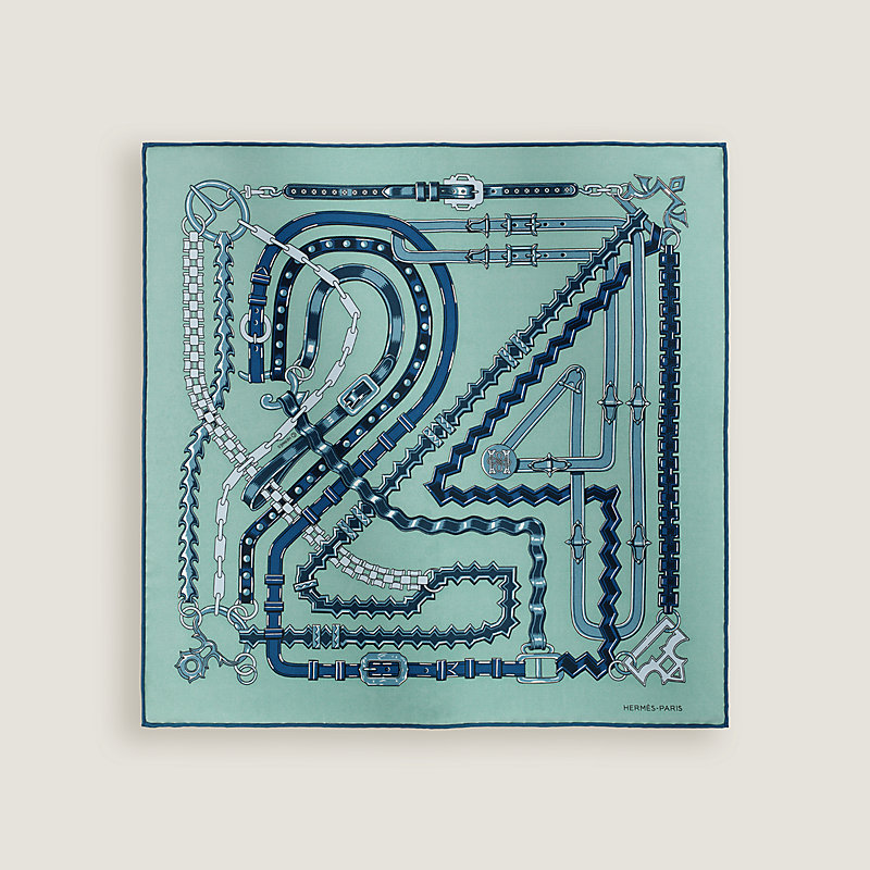 “缰辔与链条版24”45小方巾