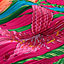 “褶裥版永生花束”140方巾, 视图: 细节, detail, 当前为第3张（共3张）