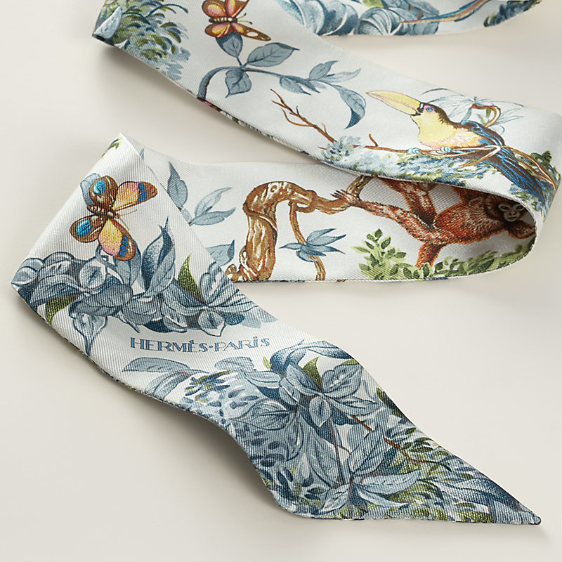 “赤道丛林”Twilly小丝巾