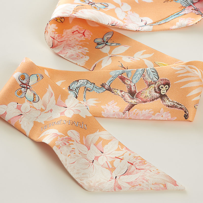 “赤道丛林”Twilly小丝巾