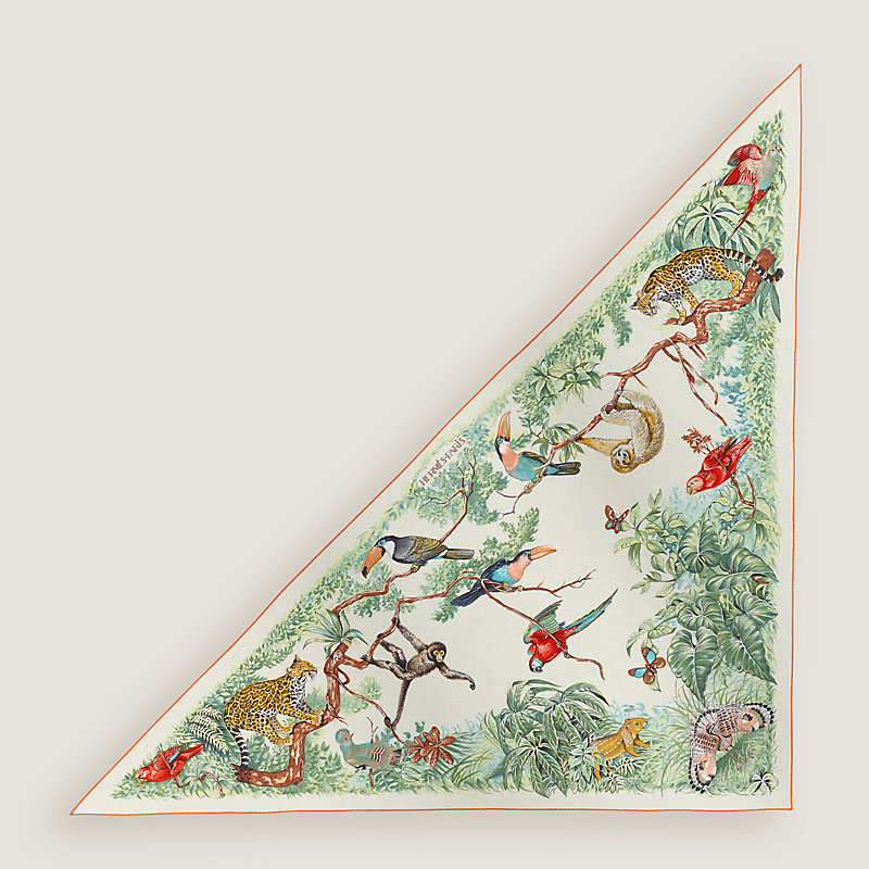 “赤道丛林”三角巾