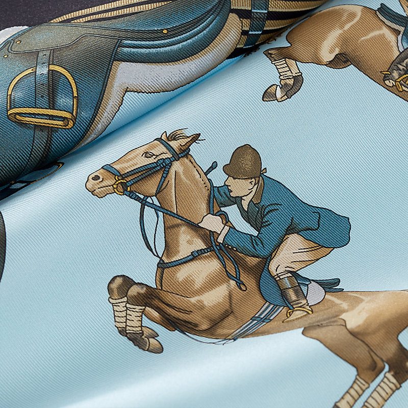 “跳跃”45方巾