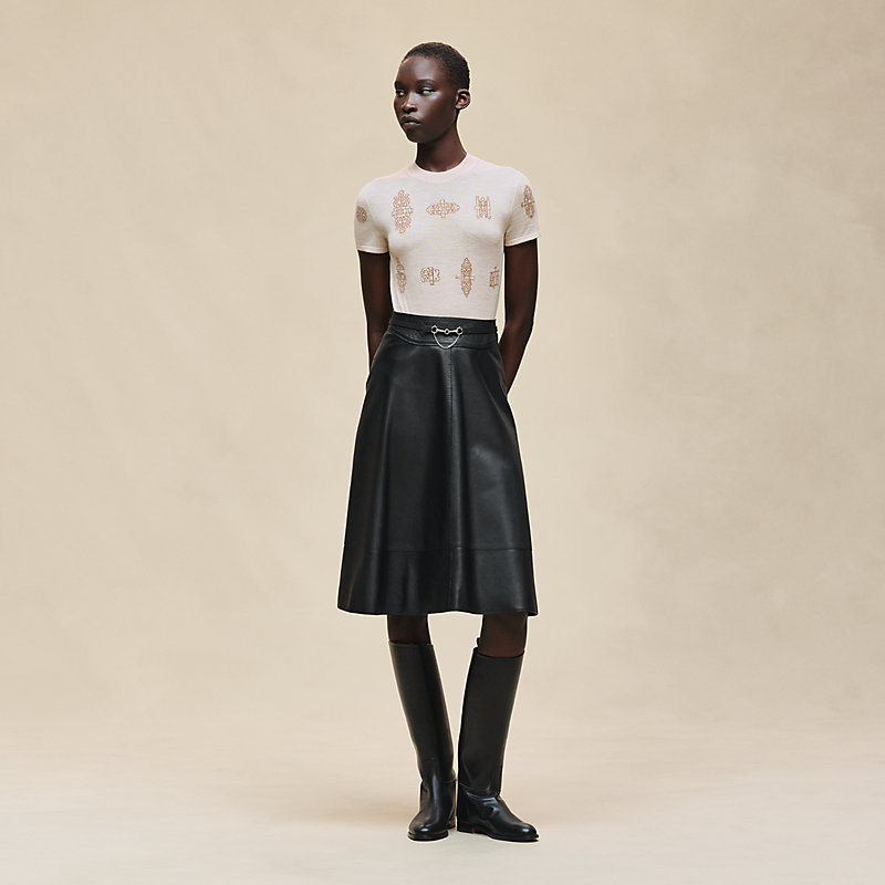 “铁饰”短袖套头衫