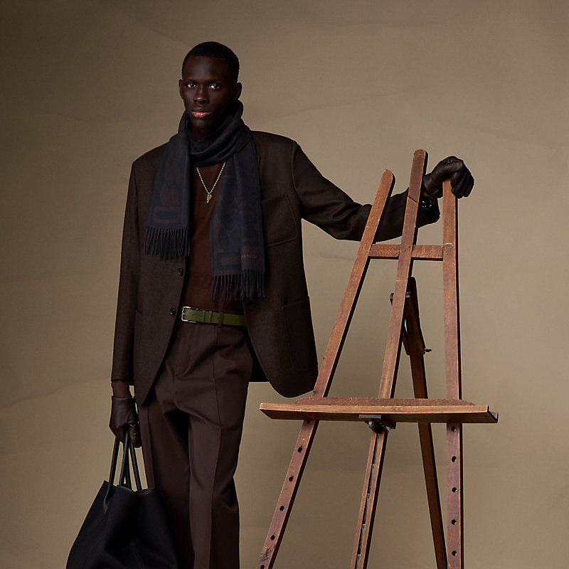 “锁扣叮当”围巾