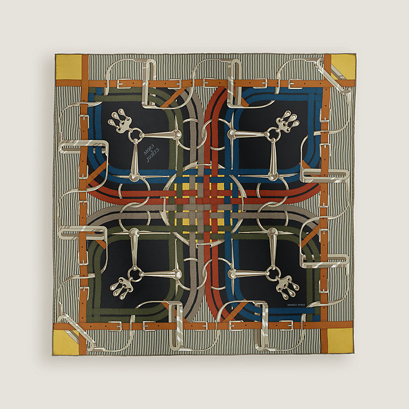 “马嚼锁环衬衫”70方巾