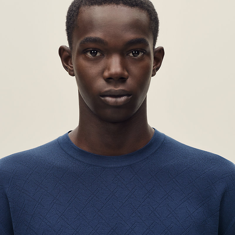 “骏马Poinconne”圆领针织衫